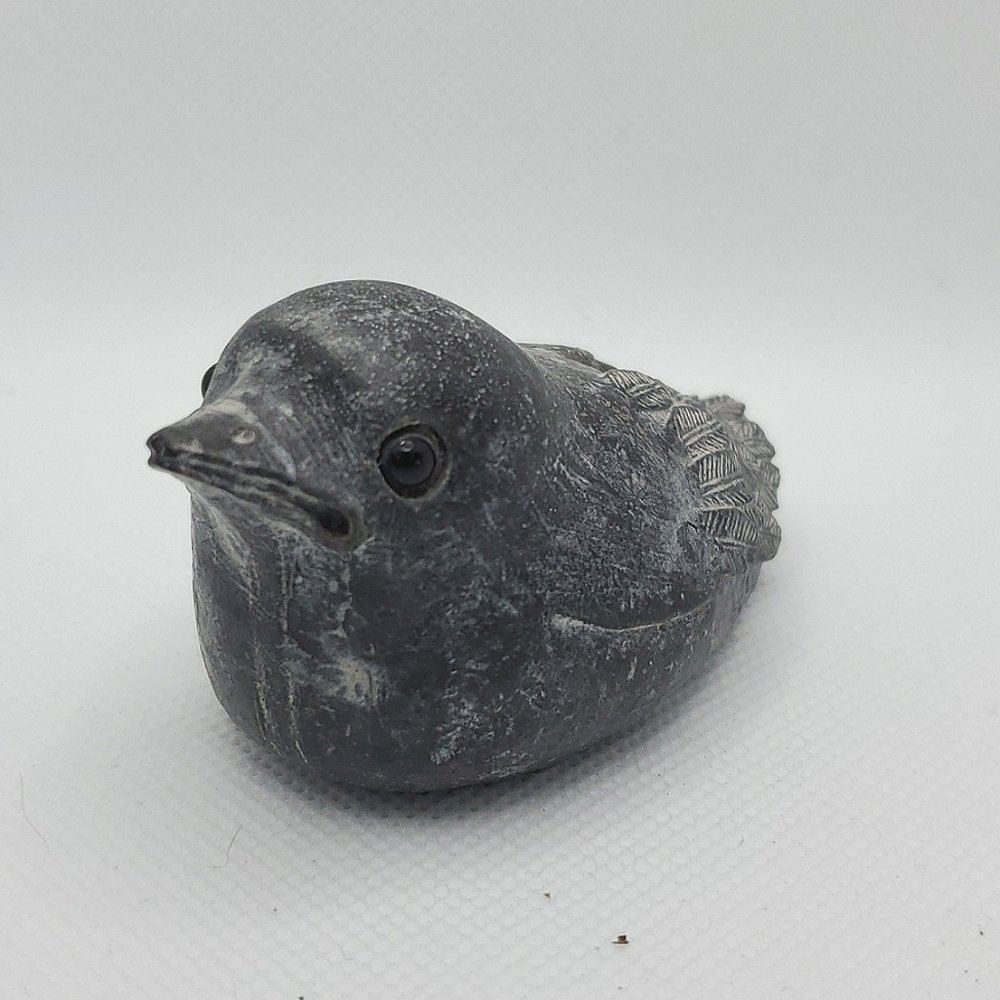 Wolf Original Soapstone Carving Bird